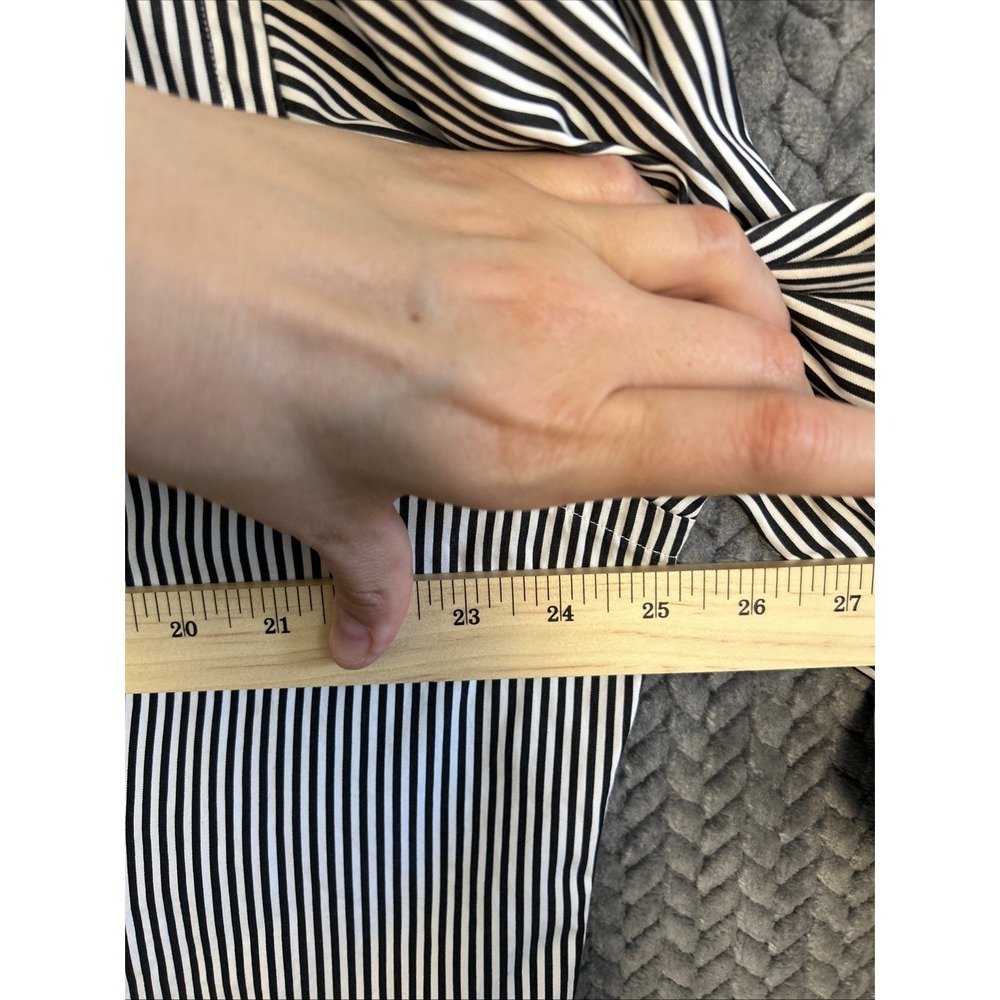 Ralph Lauren Men's Classic Fit XL Long Sleeve Black & White Stripe Preppy - Picture 4 of 7